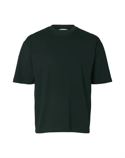 Selected - SLMLoose Oscar T-shirt - Pine Grove 